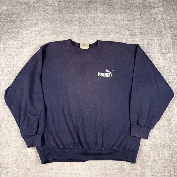 Puma Other - Puma Sweatshirt Mens XL Blue Vintage 90s Embroidered Logo Crewneck Grunge‎